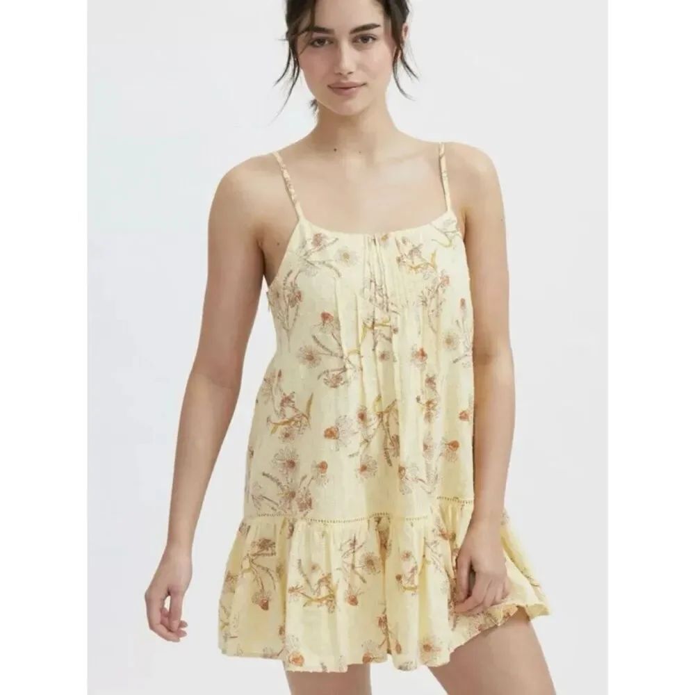 NEW Urban Outfitters UO Women’s Medium Dina Cotton Frock Mini Dress